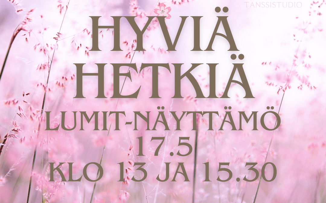 Hyviä Hetkiä – esitystiedot